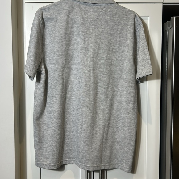 Tommy Hilfiger Custom Fit Polo Shirt Grey Short Sleeve Moisture Wicking NWT - Picture 8 of 14